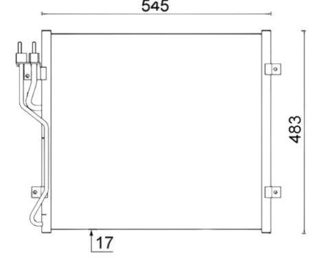 Condenser, air conditioning