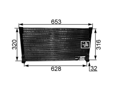 Condenser, air conditioning