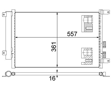 Condenser, air conditioning
