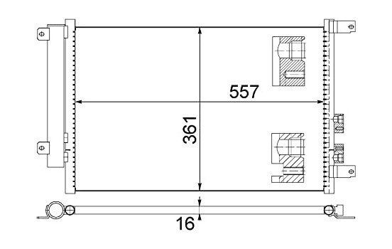 Condenser, air conditioning