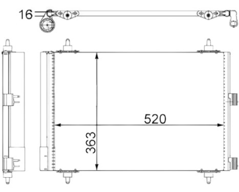 Condenser, air conditioning