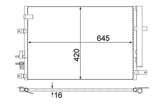 Condenser, air conditioning