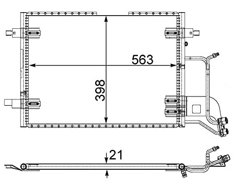 Condenser, air conditioning