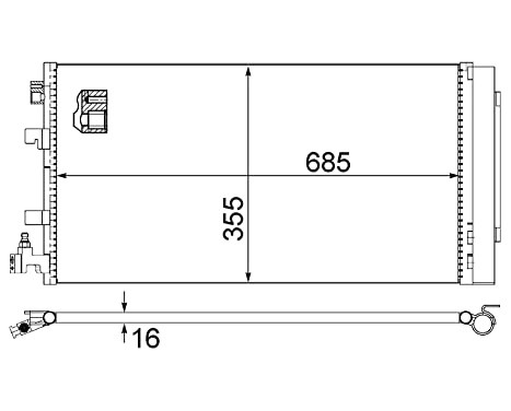 Condenser, air conditioning