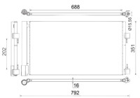 Condenser, air conditioning