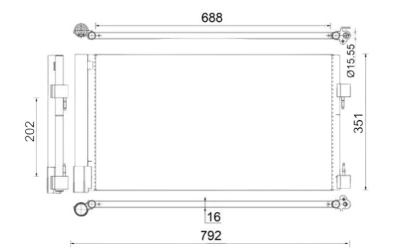 Condenser, air conditioning