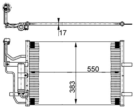 Condenser, air conditioning