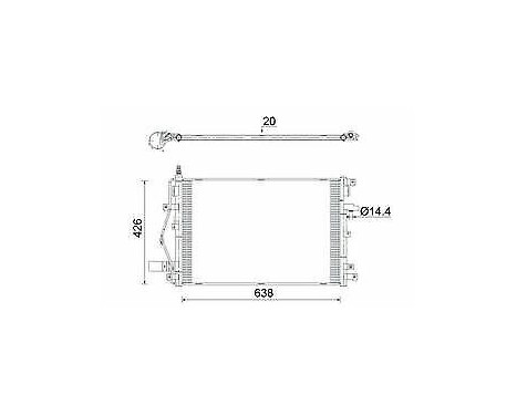 Condenser, air conditioning