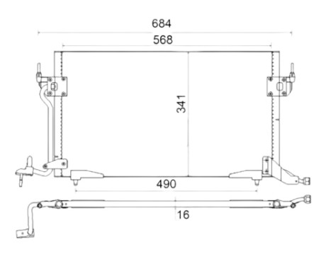 Condenser, air conditioning