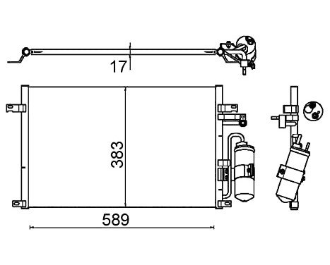 Condenser, air conditioning