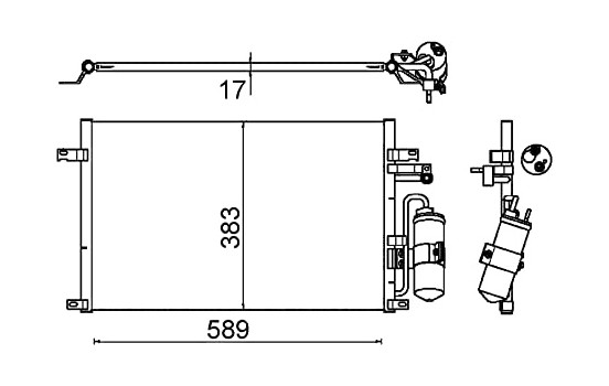 Condenser, air conditioning