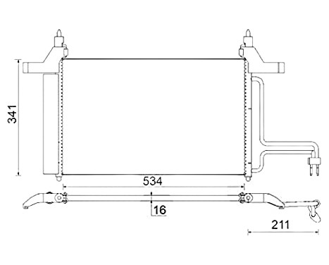 Condenser, air conditioning