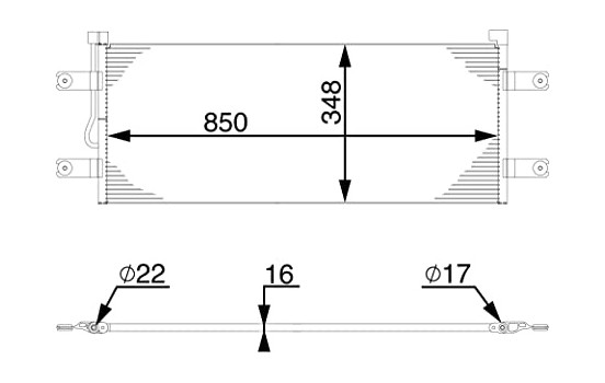 Condenser, air conditioning
