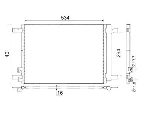 Condenser, air conditioning