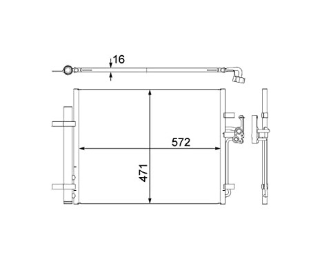 Condenser, air conditioning