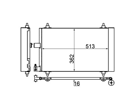 Condenser, air conditioning