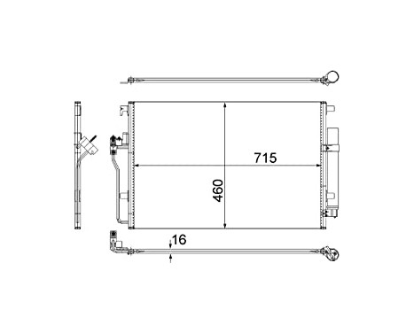 Condenser, air conditioning