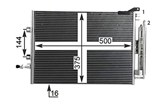 Condenser, air conditioning