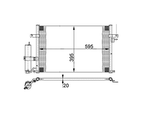 Condenser, air conditioning