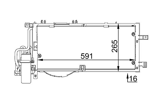 Condenser, air conditioning