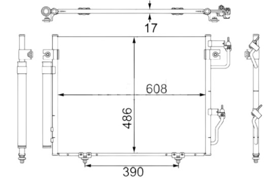 Condenser, air conditioning