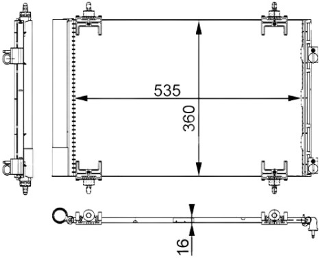 Condenser, air conditioning