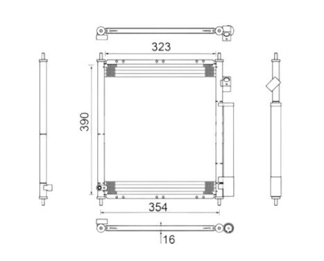 Condenser, air conditioning