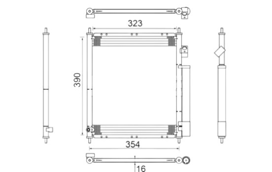 Condenser, air conditioning