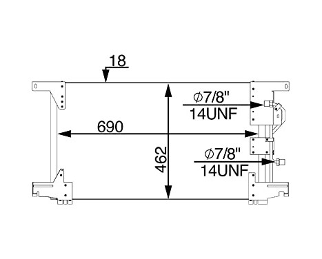 Condenser, air conditioning