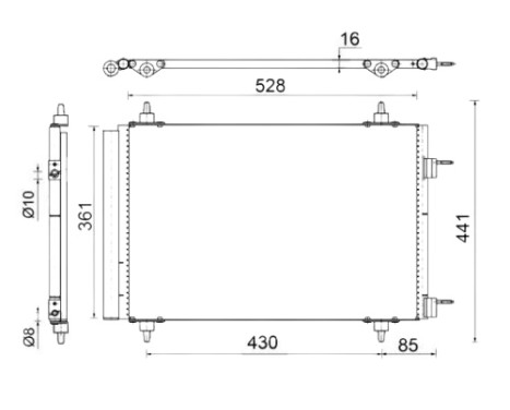 Condenser, air conditioning