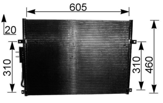 Condenser, air conditioning