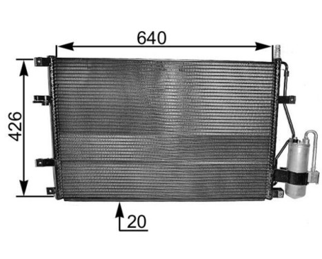 Condenser, air conditioning