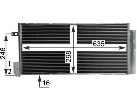 Condenser, air conditioning