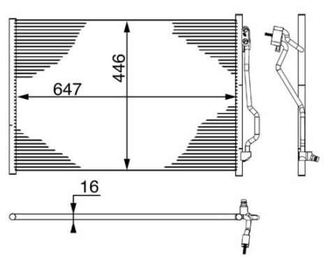 Condenser, air conditioning