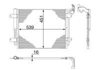 Condenser, air conditioning