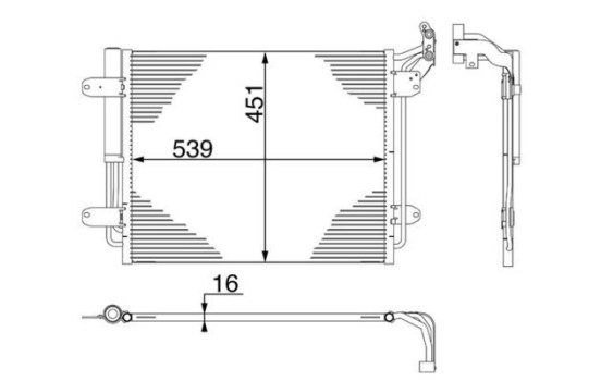 Condenser, air conditioning