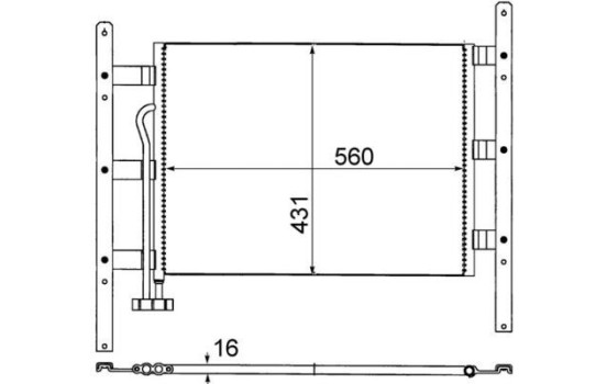 Condenser, air conditioning