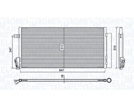 Condenser, air conditioning