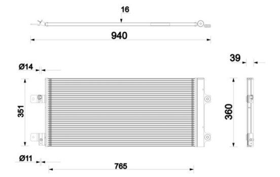 Condenser, air conditioning