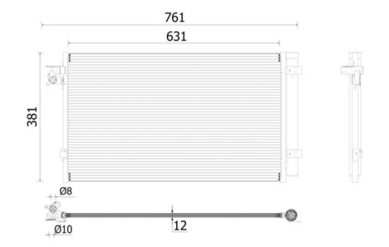 Condenser, air conditioning