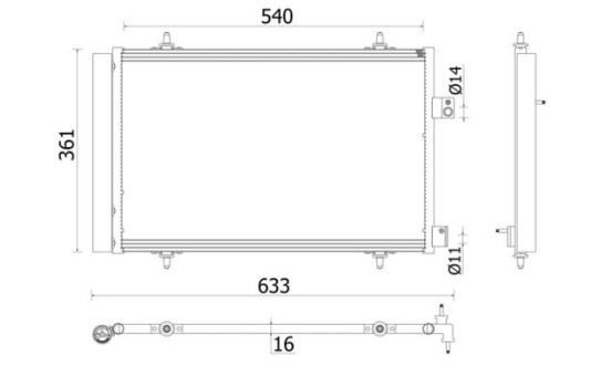 Condenser, air conditioning