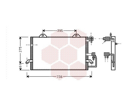 CONDENSER AUDI 80 IV (91 -) 03005121Y International Radiators