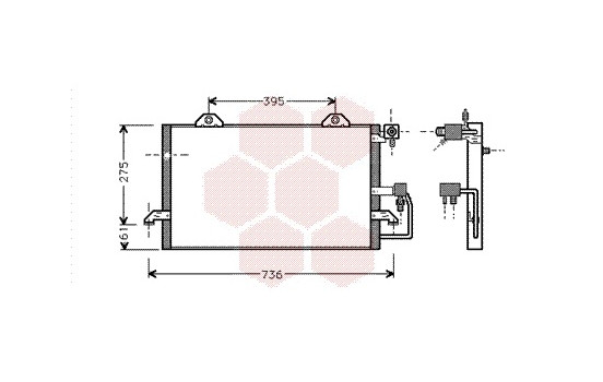 CONDENSER AUDI 80 IV (91 -) 03005121Y International Radiators