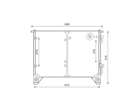 CONDENSER REXTON RX320 3.2i MT / AT 81005116 International Radiators