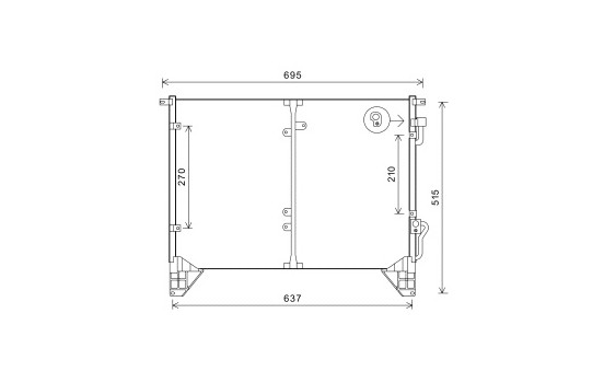 CONDENSER REXTON RX320 3.2i MT / AT 81005116 International Radiators