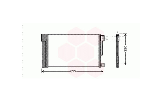 CONDENSER WITH DRYER 17005314 International Radiators, Image 3