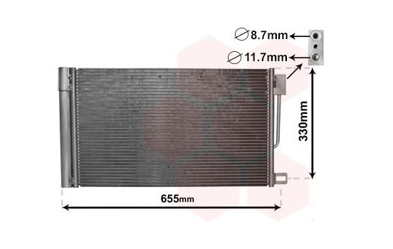 CONDENSER WITH DRYER 17005314 International Radiators, Image 2