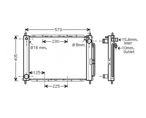 Cooler Module 4300M405 International Radiators