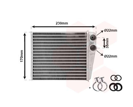 Heat Exchanger, interior heating *** IR PLUS *** 30006465 International Radiators Plus, Image 2