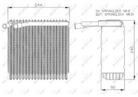 Evaporator, air conditioning 36027 NRF